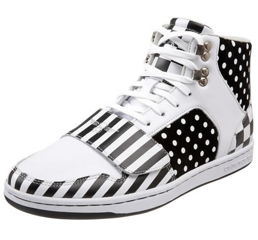 Creative Recreation Men's Cesario High-Top Sneaker - Dots & Stripes