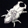 Orikane Origami Beatle