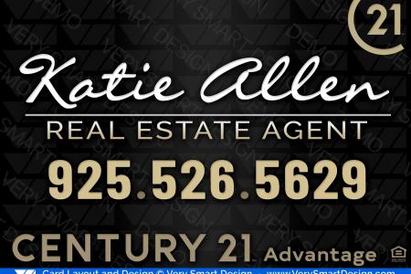 Black and Gold New Century 21 Car Magnets Rebrand for C21 Real Estate 04A
