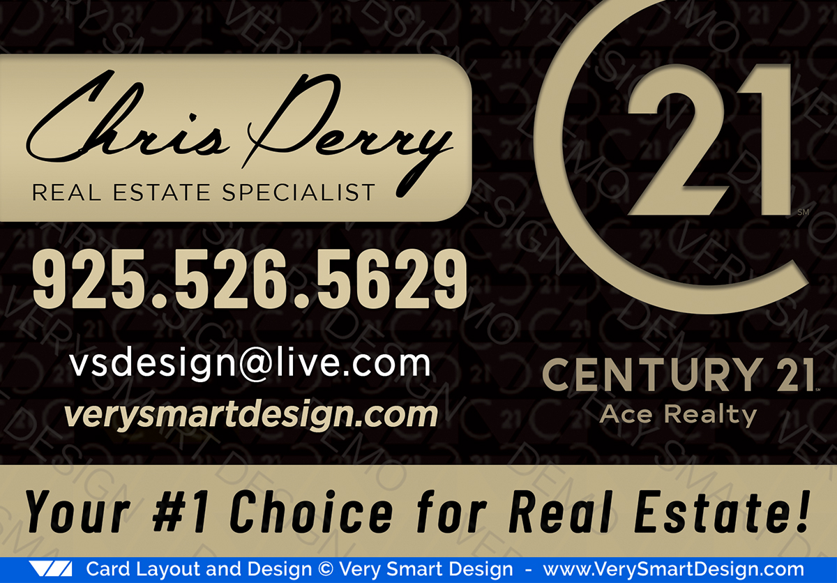 Black and Gold New Century 21 Car Magnets Rebrand for C21 Real Estate 08A