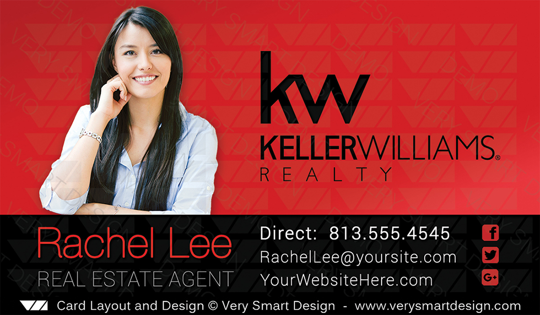Keller Williams Realty Realtor Business Card Holder Real Estate Sold Sign 